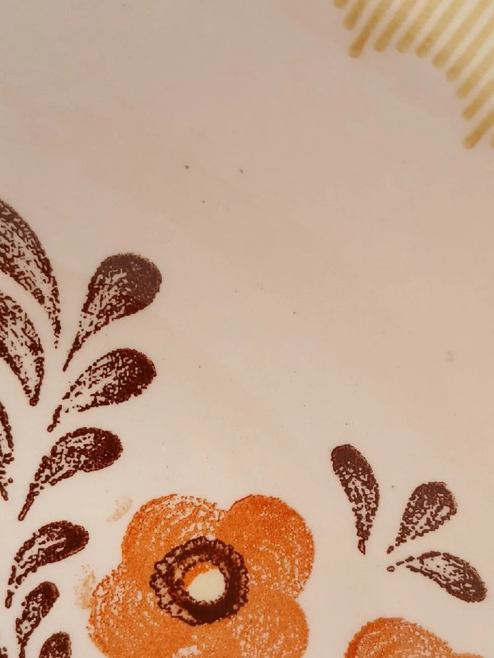 VTG Royal China Jeannette Floral Pie Plate